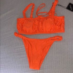 2 Brand new Zaful bathing suits-size large